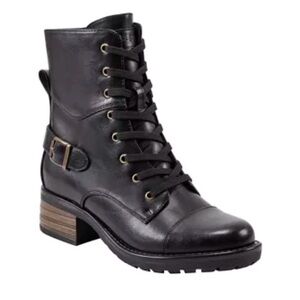 indigo rd - Jovanie Combat Boots, Size 8.5, Black